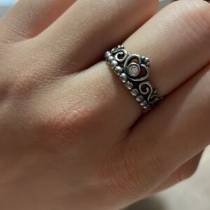 Pandora princess tiara ring Size 5